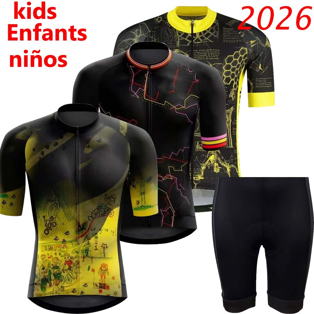 Cycling Gear Kids - طقم قميص ركوب الدراجات للأطفال بتصميم