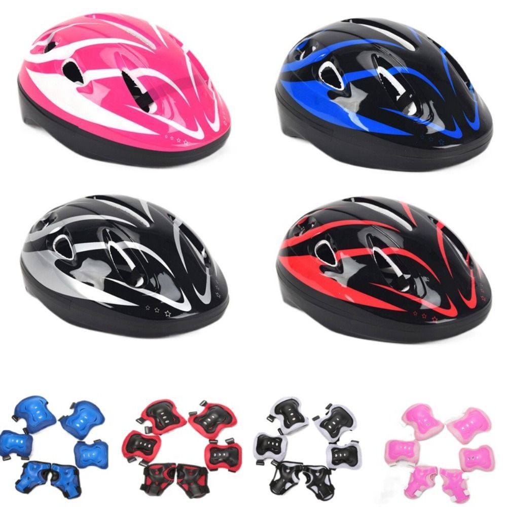 Cycling Gear Kids - وسادات الركبة والكوع للأطفال ، واقي