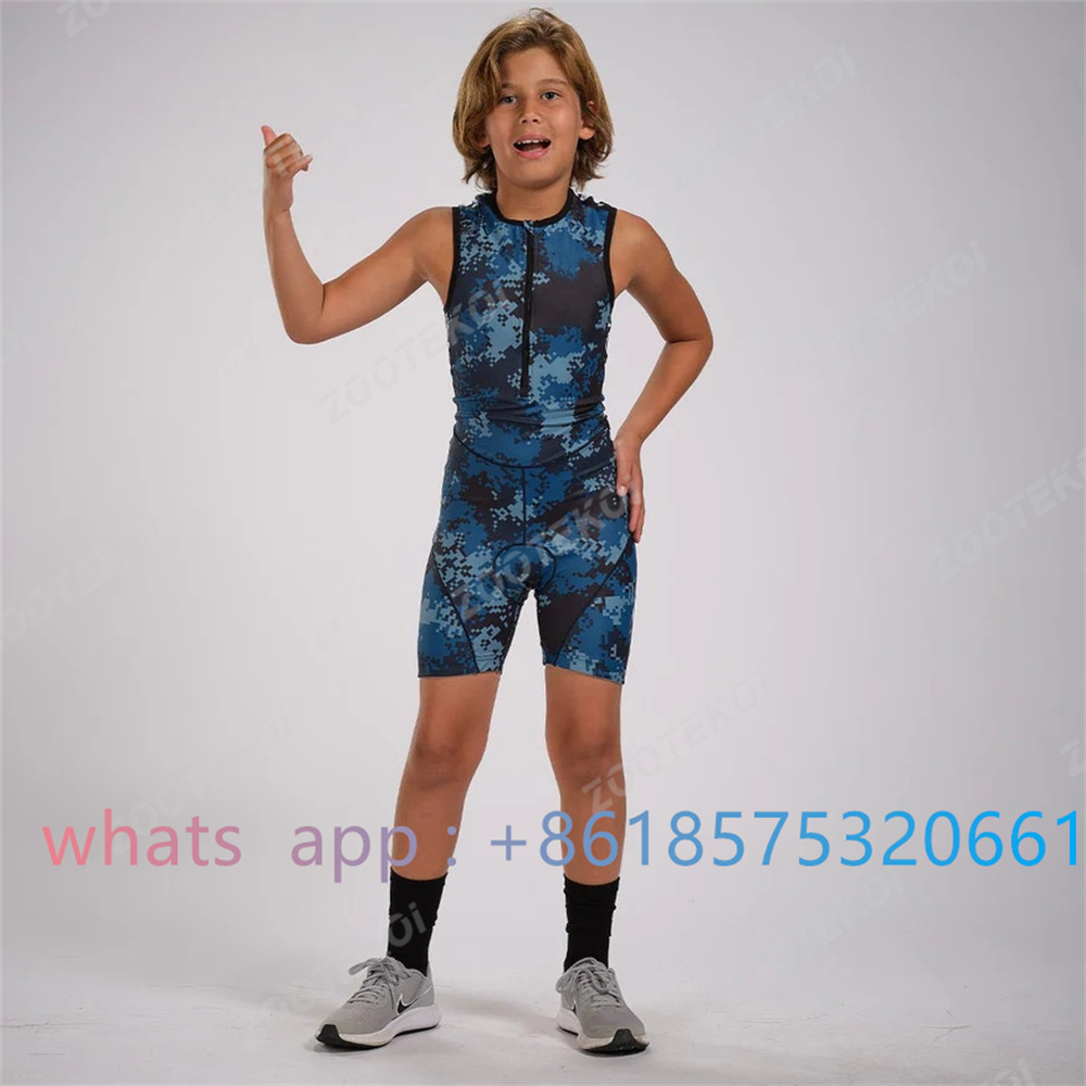 Cycling Gear Kids - Zootekoi بنين بنات العالمي الترياتلون أكمام
