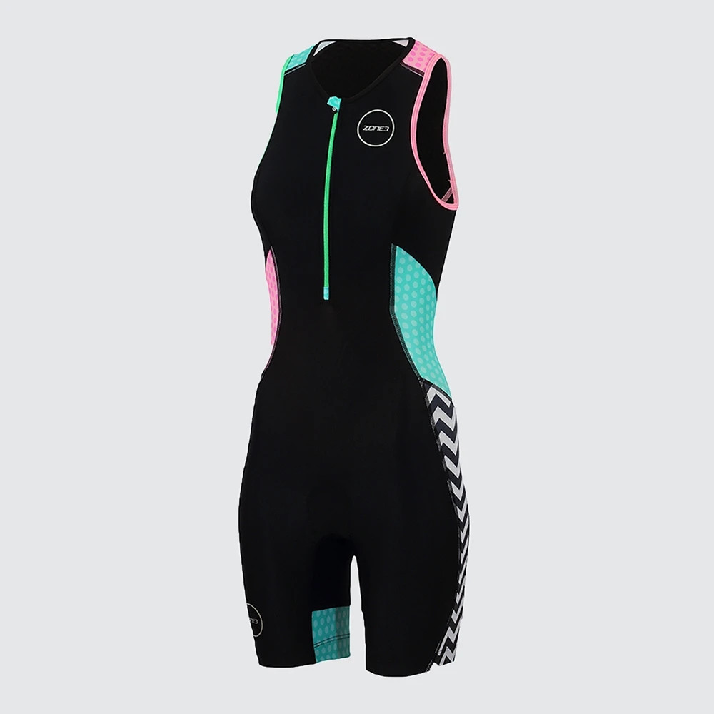 Cycling Gear Girls - بدلة الترياتلون ZONE3 للنساء ، لباس