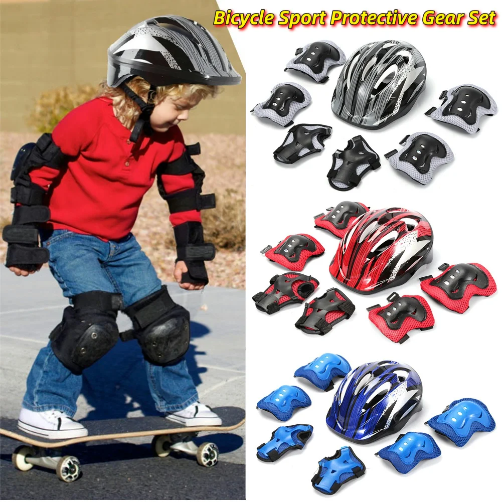 Cycling Gear Kids - طقم حماية رياضي للدراجات مكون من