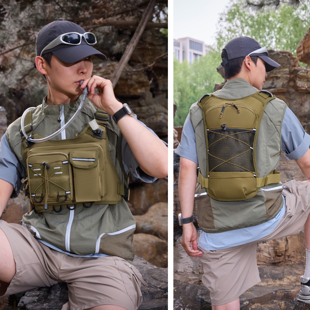 سترة جري للرجال والنساء مع حقي - مراجعة Cycling Gear Vest وسعره