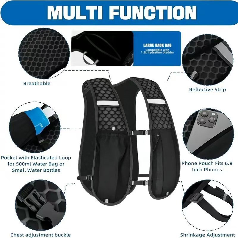 سترة ترطيب للجري للنساء والرجا - مراجعة Cycling Backpack وسعره