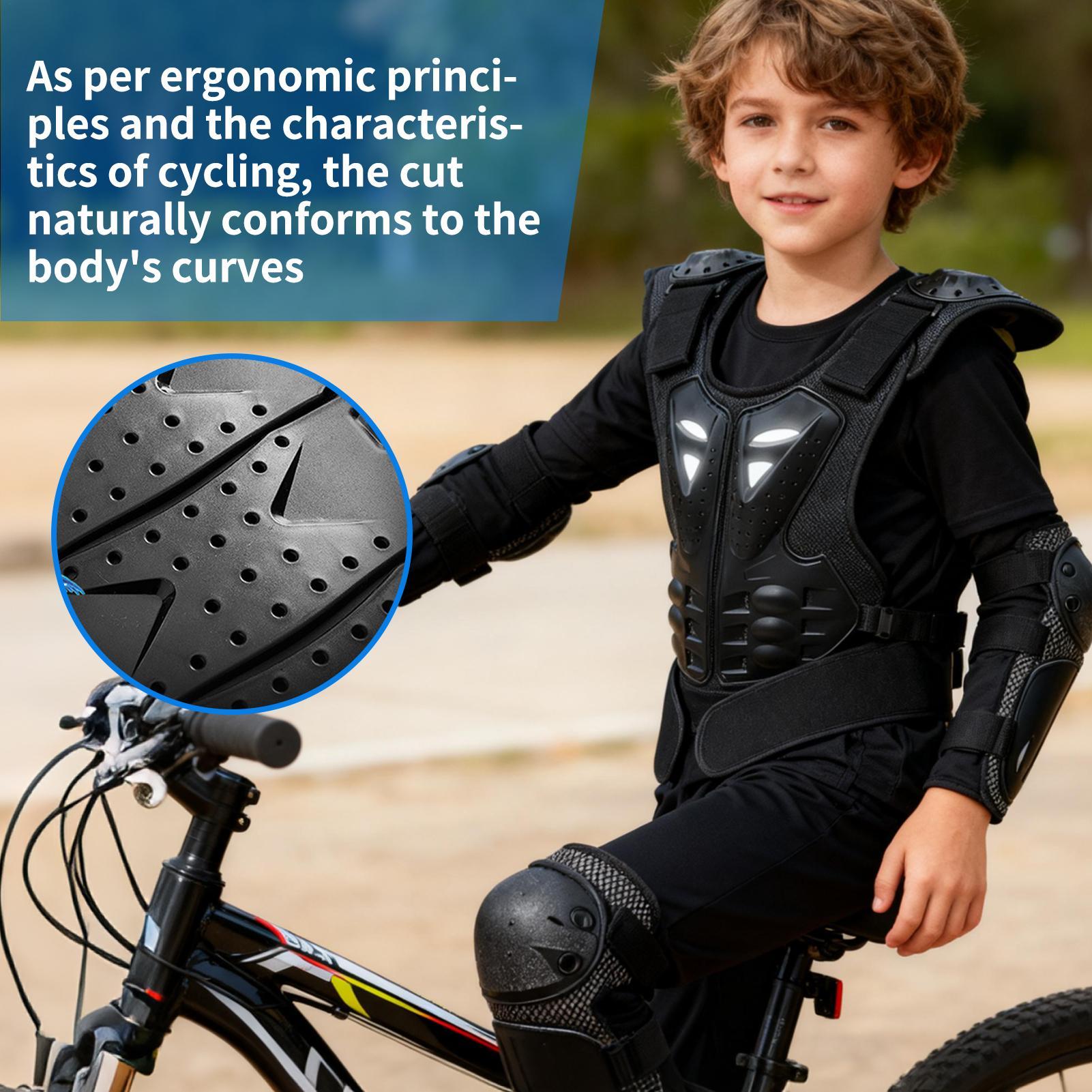 واقي الصدر لعتاد موتوكروس للشب - مراجعة Cycling Gear Kids وسعره