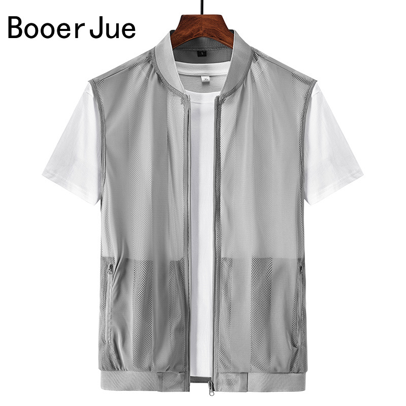 سترة صيفية رجالية شبكية مجوفة  - مراجعة Cycling Gear Vest وسعره