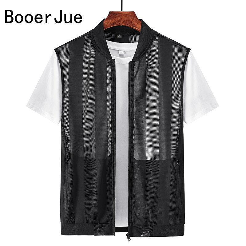 سترة صيفية رجالية شبكية مجوفة  - مراجعة Cycling Gear Vest وسعره