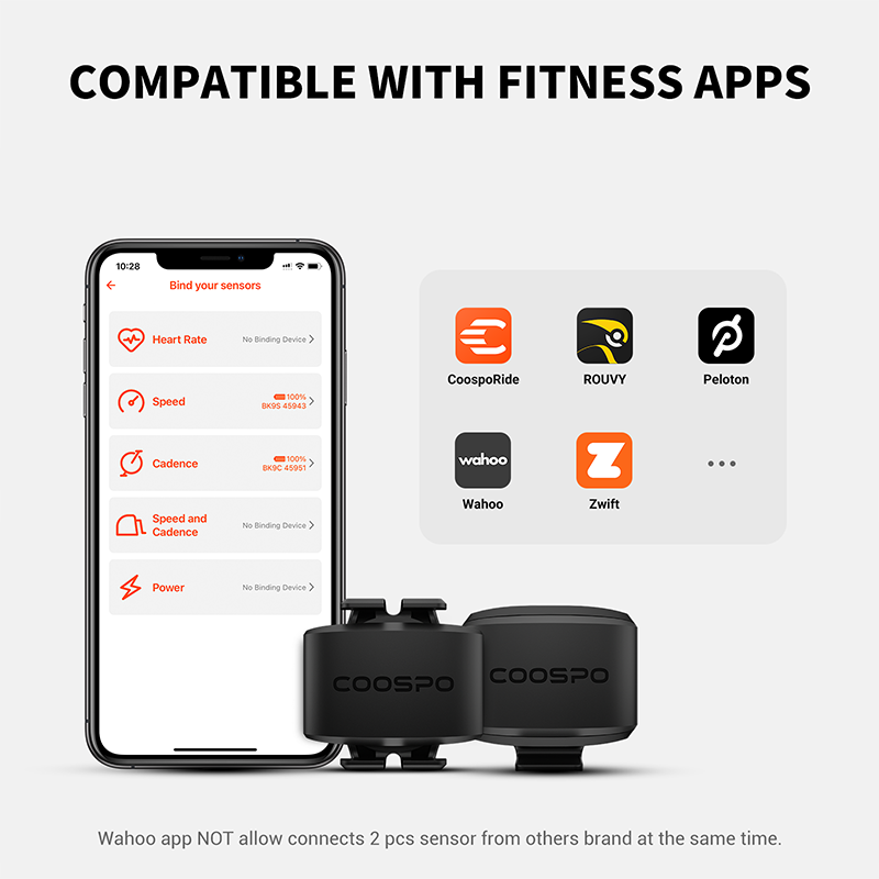 COOSPO BK9 مستشعر سرعة وإيقاع  - مراجعة Cycling Zwift وسعره