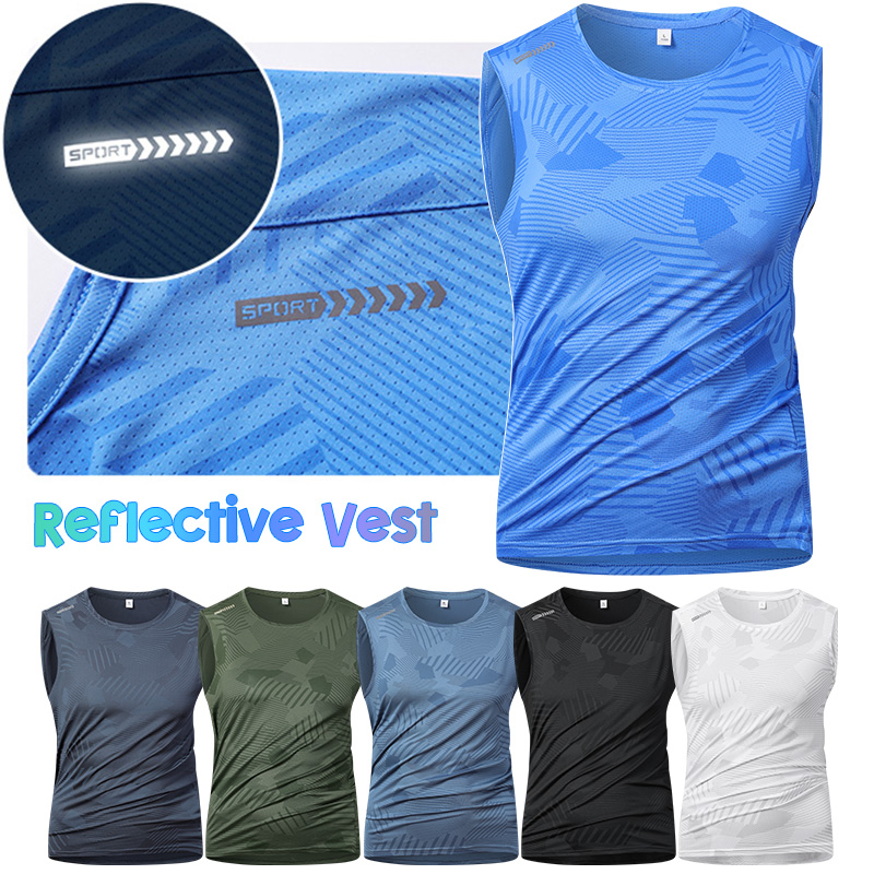 سترة عاكسة للرجال للجري، قميص  - مراجعة Cycling Gear Vest وسعره
