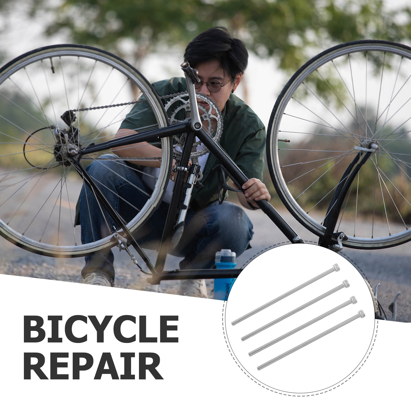 4 قطع براغي رفع مقود الدراجة M - مراجعة Bike Stem Riser وسعره