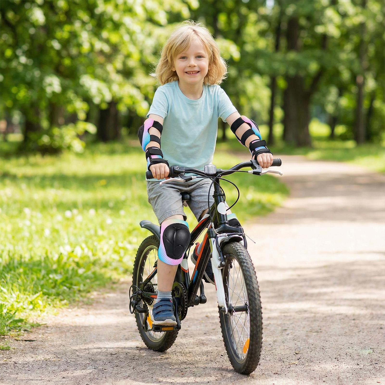 وسادات حماية للأطفال للركبة وا - مراجعة Cycling Gear Girls وسعره