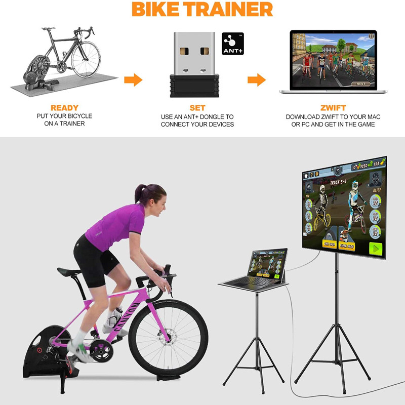 COOSPO ANT + USB عصا استقبال ل - مراجعة Cycling Zwift وسعره