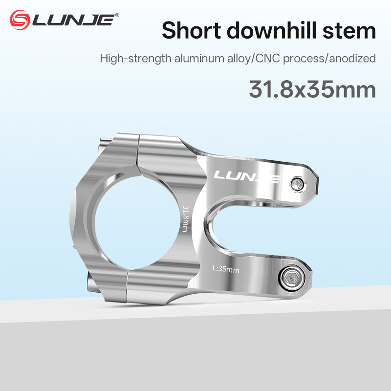 CNC خفيفة جذع دراجة 31.8x35mm  - مراجعة Bike Stem Riser وسعره