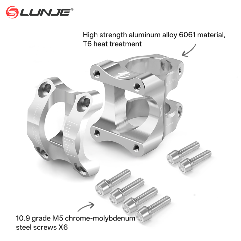 CNC خفيفة جذع دراجة 31.8x35mm  - مراجعة Bike Stem Riser وسعره