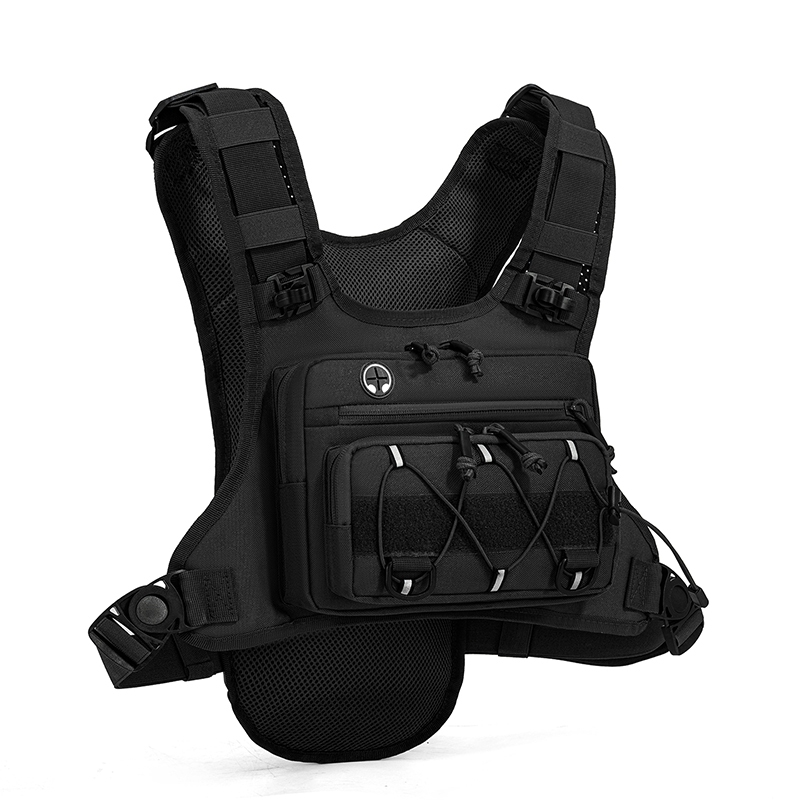 حقيبة تكتيكية للصدر وحقيبة ظهر - مراجعة Cycling Gear Vest وسعره