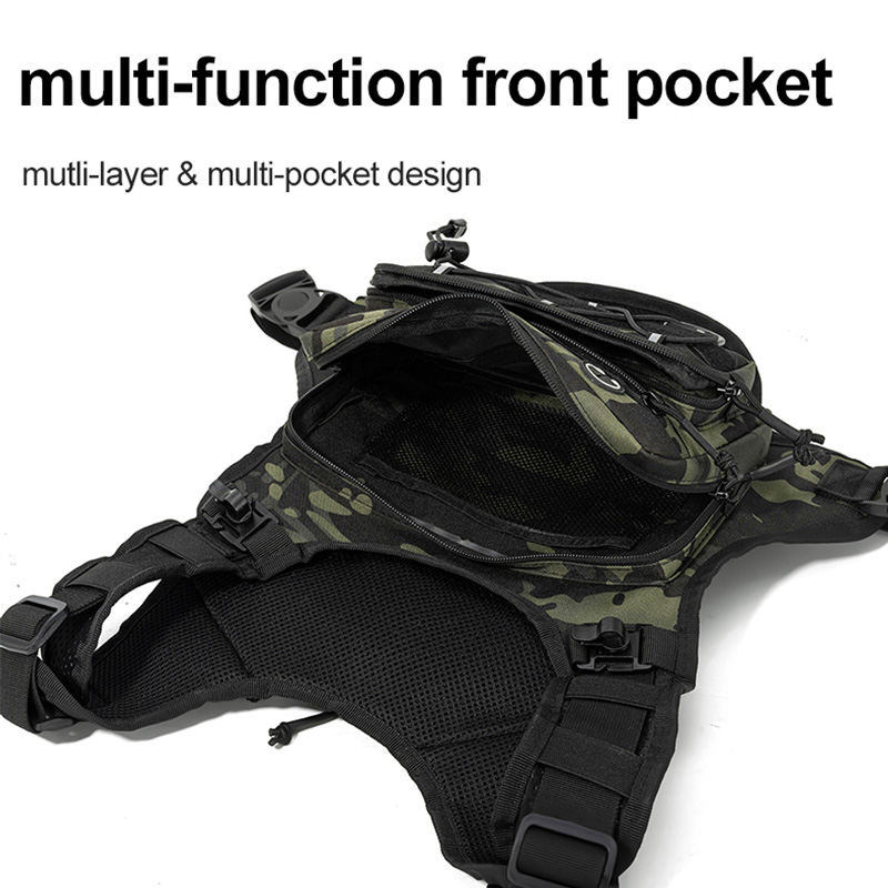 حقيبة تكتيكية للصدر وحقيبة ظهر - مراجعة Cycling Gear Vest وسعره