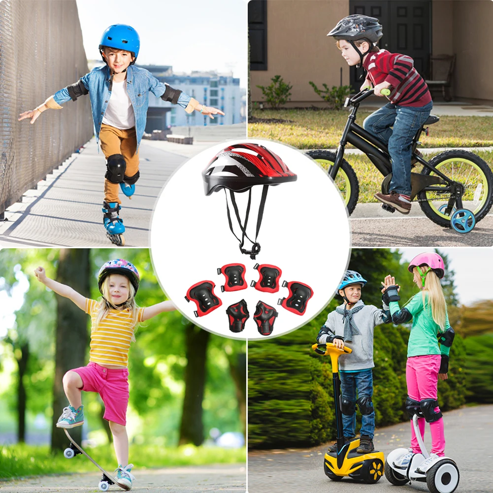 طقم حماية رياضي للدراجات مكون  - مراجعة Cycling Gear Kids وسعره