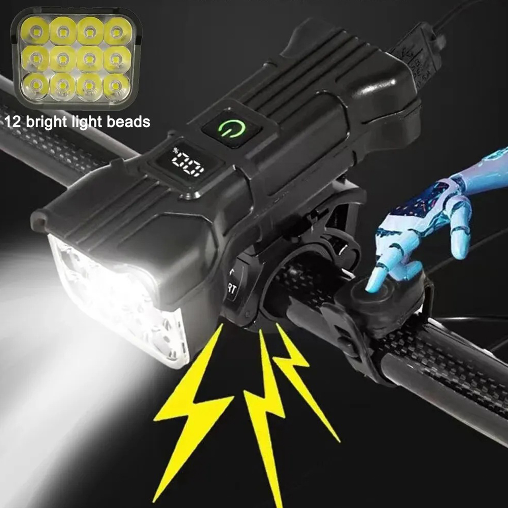 12 مصباح LED للدراجة الأمامية، - مراجعة Bike Bell وسعره
