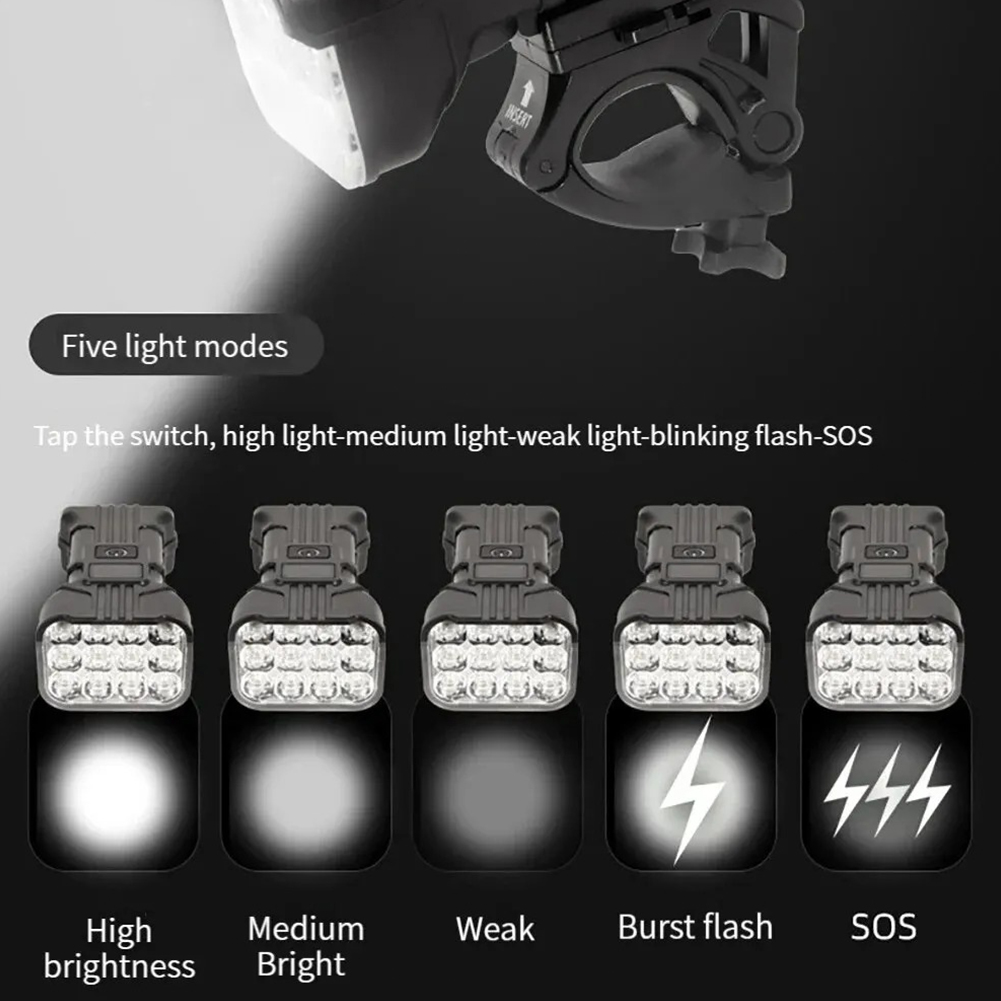 12 مصباح LED للدراجة الأمامية، - مراجعة Bike Bell وسعره